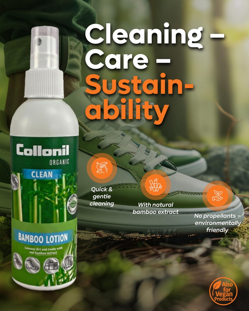 Collonil Organic Shoe Care Lotion 6.76 Fl Oz â€“ Organic Clean & Care for Nubuck - Leather - Textile product â€“ shoes, bags, clothing & furnitiure â€“ organic leather cleaning - Image 4